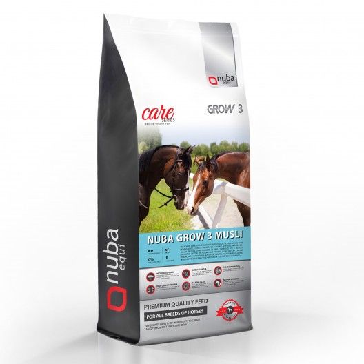 NUBA pasza dla koni trzyletnich Grow3 Musli 2G worek 20kg